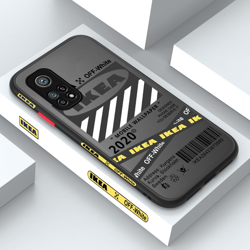 ZeroQiQi for Xiaomi 10T Pro Case Zebra Crossing Side Printed Pattern Design Phone Cover Frosted Ultra Thin Protective Phone Case