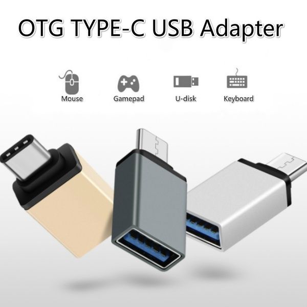 Type C OTG -Adapter Data Sync Charge Converter for Cellphone, Tablet and Laptop