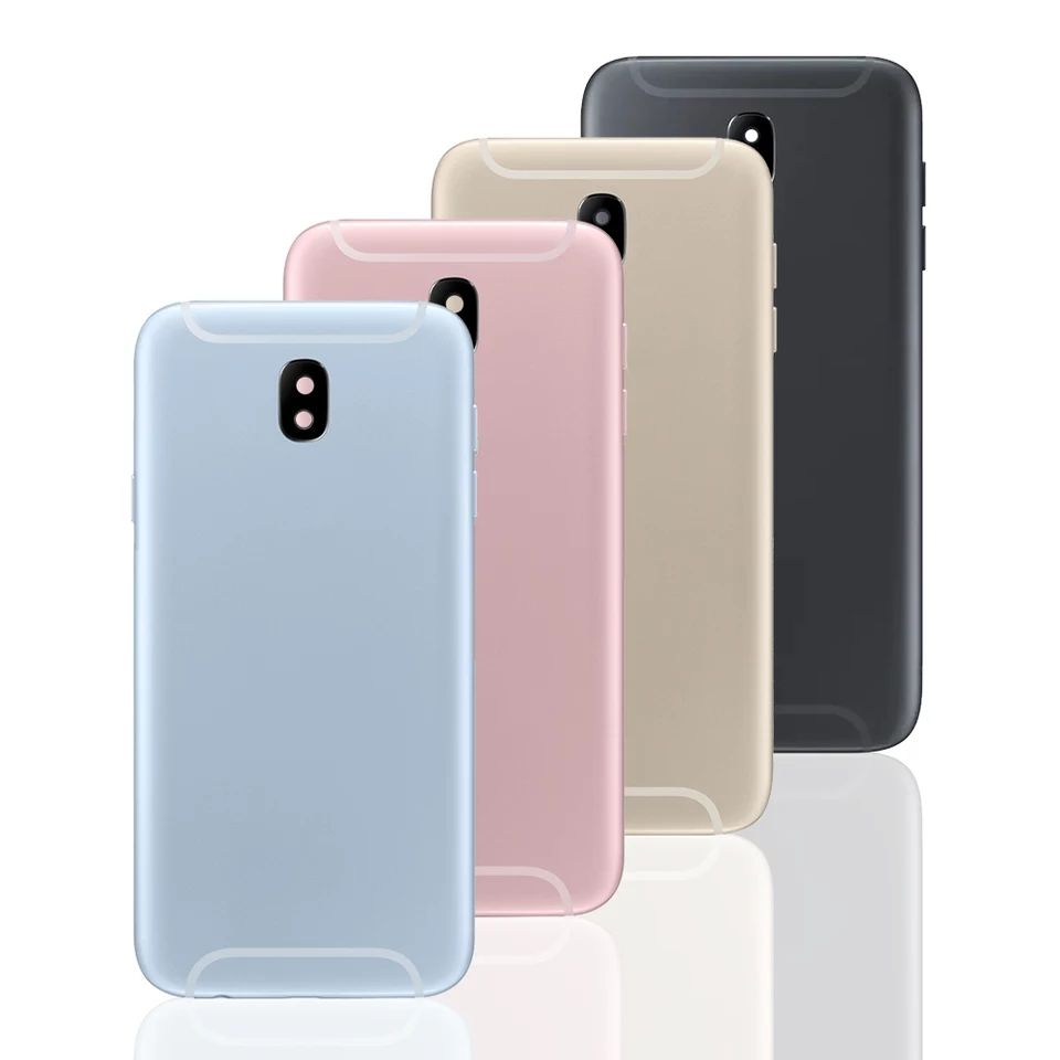 J530 Full Housing Case For Samsung Galaxy J5 Pro 2017 J530F SM-J530F Metal Battery Back Cover Door Rear Back Part Body Casing Replac Parts