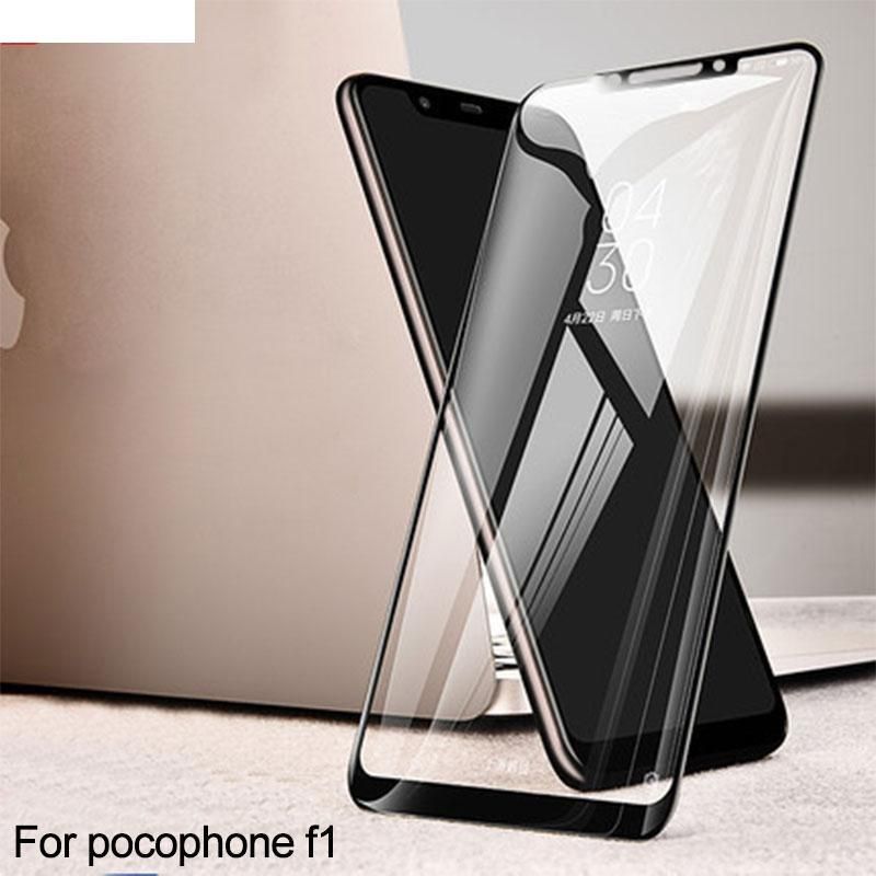 6D Tempered Glass Screen Protector for Xiaomi Poco F1 / Pocophone F1-Black