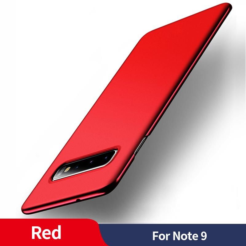 Ultra Slim Scrub Hard Cases For Samsung Galaxy S10 S9 S8 Plus S10E S7 Edge Phone Case For Galaxy Note 9 8 back Cover PC Matte Protective Casing