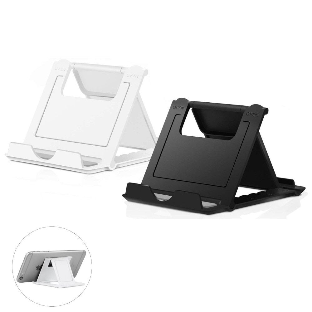 Universal Folding Table cell phone support Plastic holder desktop stand for your phone Smartphone & Tablet ring holder for phone