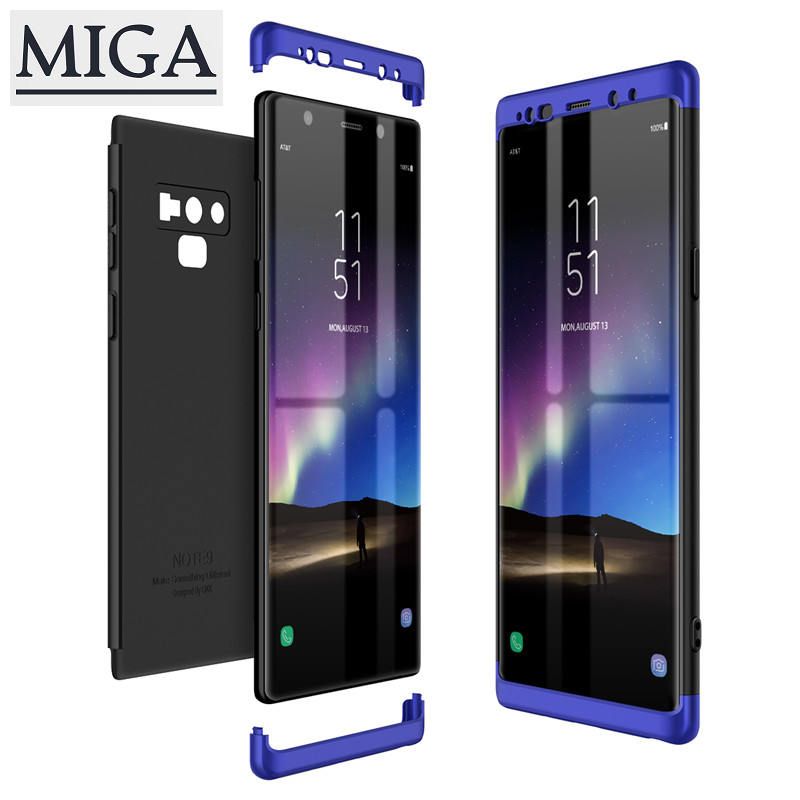 Phone Case for Samsung Galaxy Note 9 Hard Case 3 In 1 Design Ultra Thin PC Shell Anti-scratch Elegant Full Body Protection Cover for Samsung Note 9