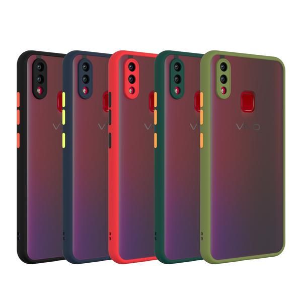 Vivo Y93/Y95 Luxurious Translucent Smoky Matte Shockproof Armour Case
