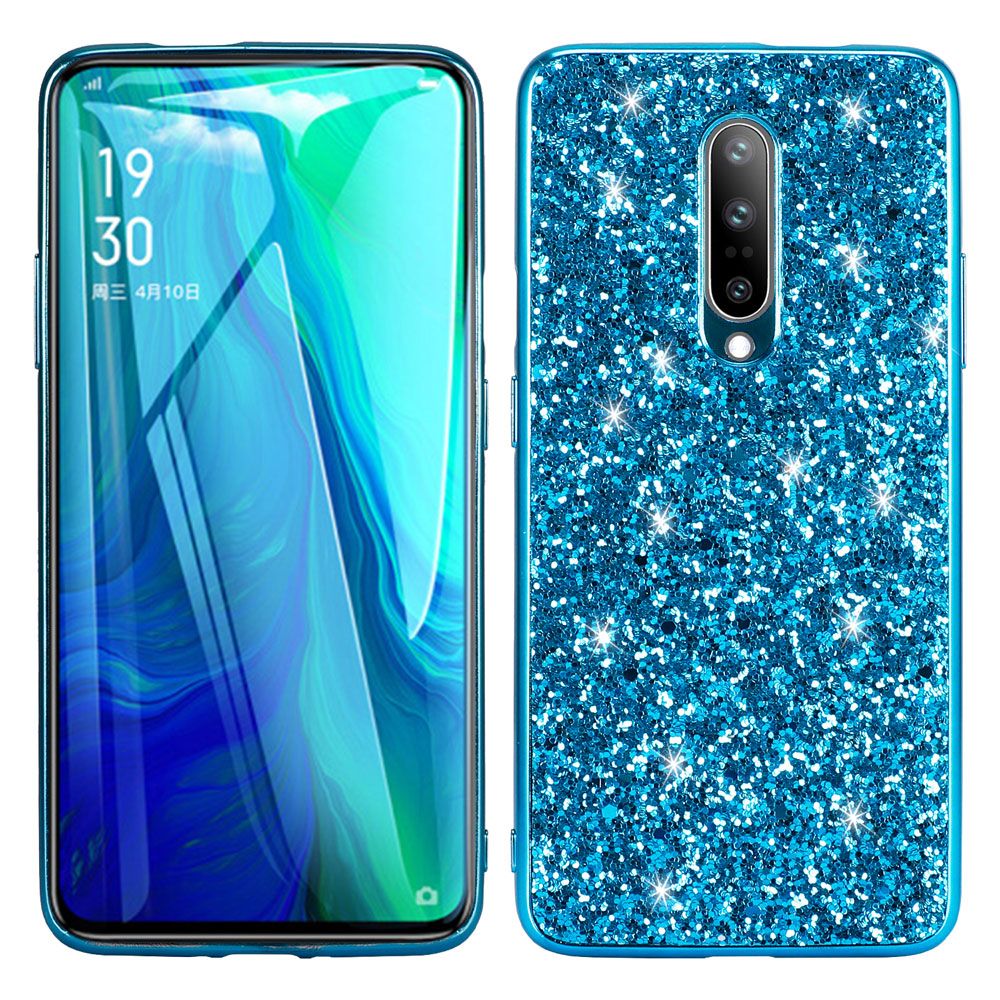 For Xiaomi Redmi K30 Hard Luxury Sparkle Glitter Shiny Bling Sequin Electroplate Soft Bumper Case Cover