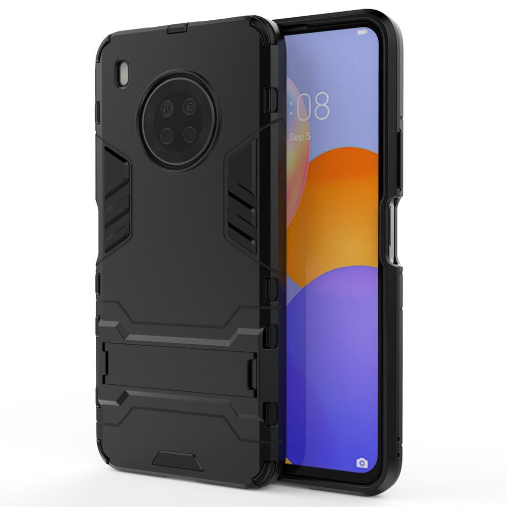 For Huawei Y9A Case Slim Heavy Duty Hardcase Camera Protection Back Cover with Kickstand