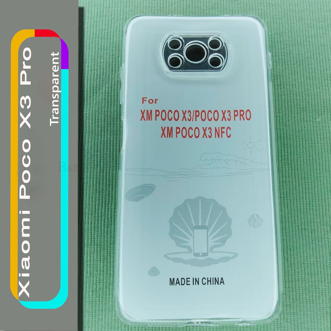 For Xiaomi Poco X3 Pro - Premium Silicone Case Crystal Clear Soft TPU Ultra-Thin Transparent Flexible Protective Mobile Phone Back Cover - Phone Back Cover