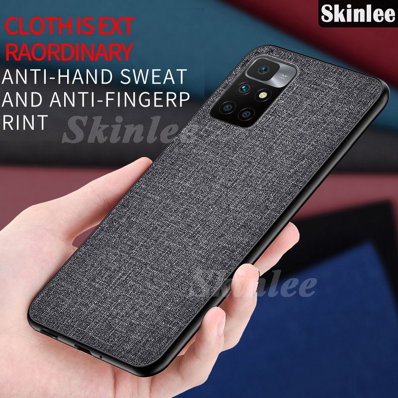 For Redmi Note 11S Phone Cases Cloth Patterned Case Vintage Business for Redmi Note 11S Case Ultra Slim Fashion Back Cover