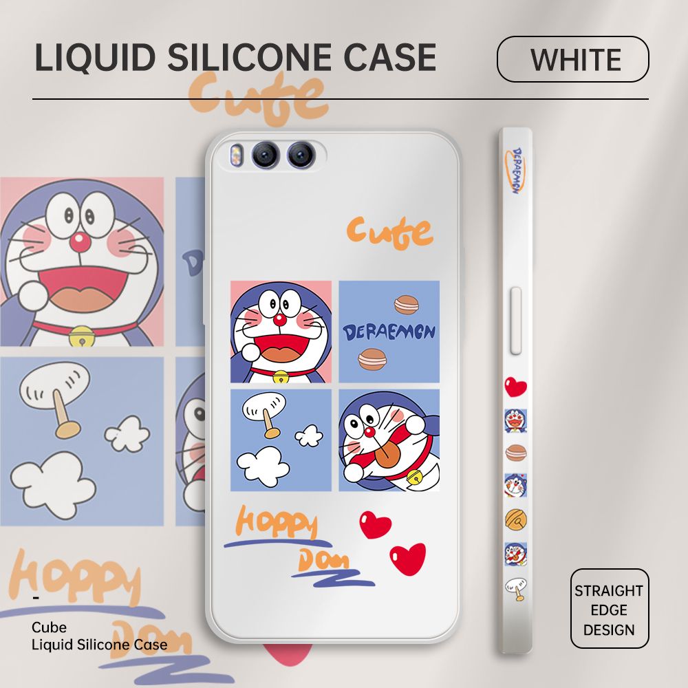 ZeroQiQi for Xiaomi 6 Case Cartoon Cat Phone Cover Soft Full Lens Protection Case Ultra Thin Soft Liquid Silicone Phone Case