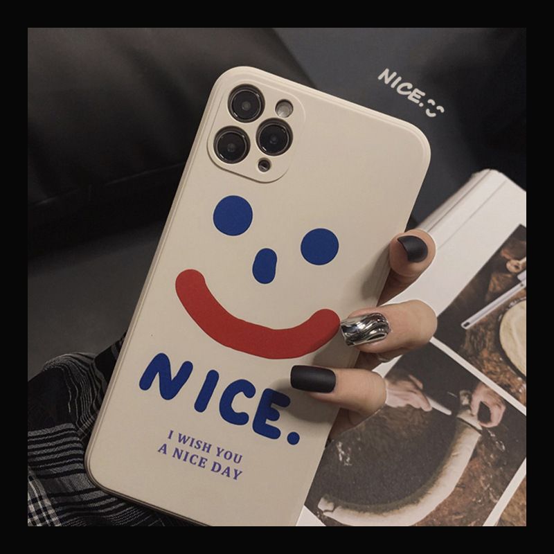 Nice Smile Pattern Case Soft Cover
