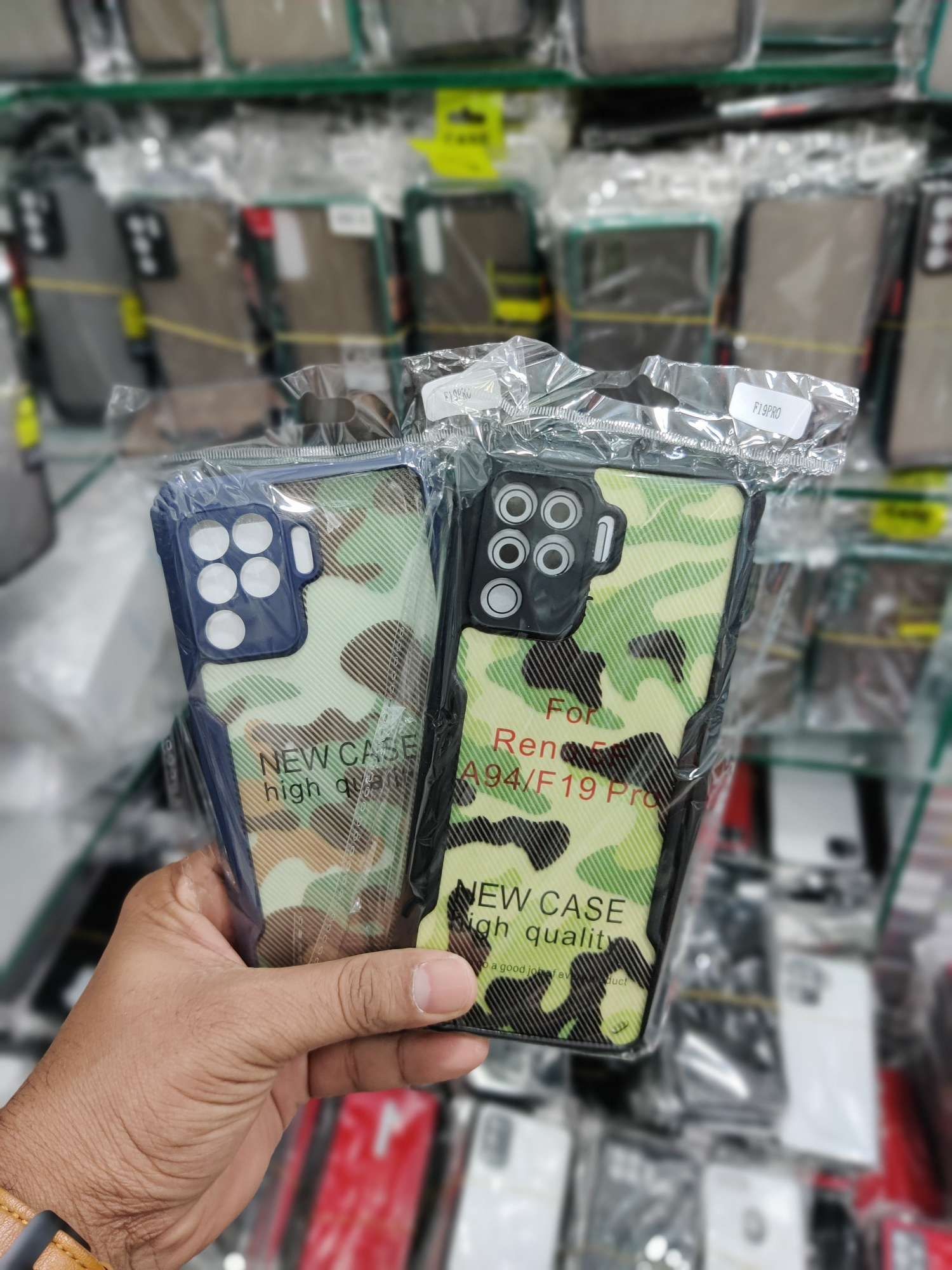 রিঙ্কি Cover মোবাইলের ব্যাক কভার For Oppo F19Pro
