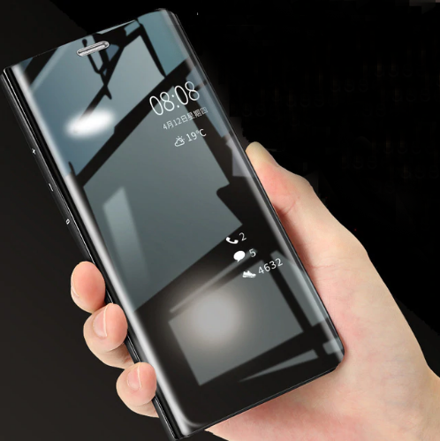 For Samsung Galaxy S20 Clear View Mirror Leather Flip Cover