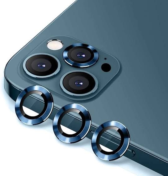 Camera Lens Protector for i.Phone 11 /11 pro/ 11 pro max Premium HD Tempered Glass Metal Ring Aluminum Alloy Lens Screen Cover Film