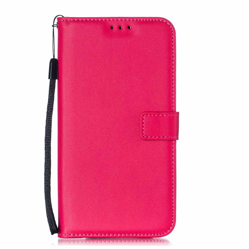 Solid Color Leather Wallet Case For Huawei Mate 20 Pro Mate 30 10 P8 P9 Lite 2017 P10 P20 Lite P30 Pro P40 Flip Cover Card Slot