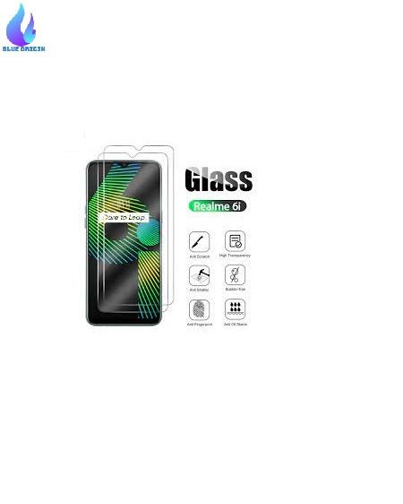 Realme 6i Tempered Glass 9H 2.5D Transparent Screen Protector