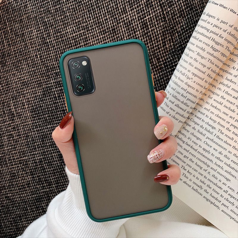 realme 5 Pro Blue Polochromatic Matte Cover Bumper protective Case