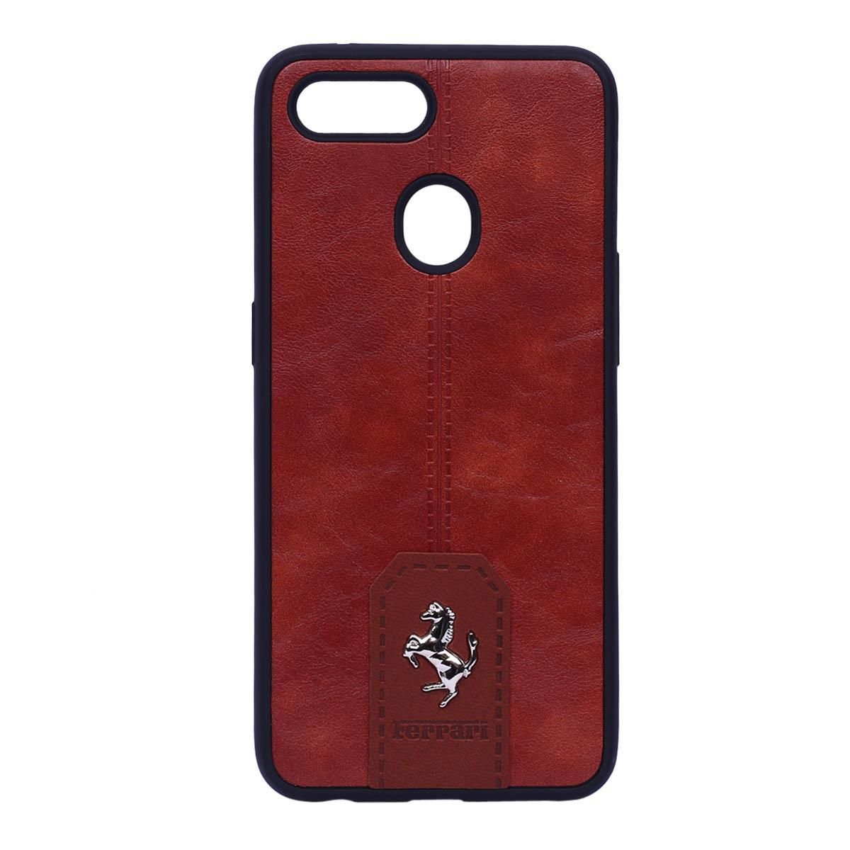 Leather Back Case for Oppo F9