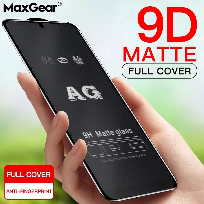 Samsung Galaxy A21s PREMIUM 9D AG MATTE Tempered Glass Screen Protector (FULL DISPLAY COVERED)