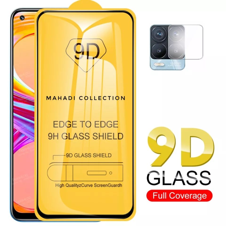 Oppo Relme 8/8 Pro (Front Screen Glass Protector 5D And Neno Camara Lens Protector) For Oppo Relme 8/8 Pro