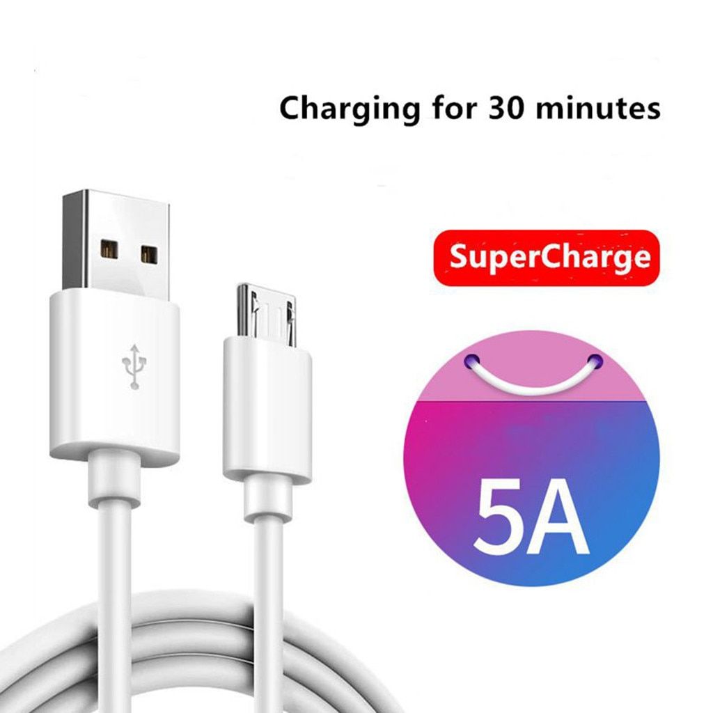 Micro-USB Cable Charger For Samsung For Huawei For Android Phone 5A USB Cable Data Cable Fast Charging 1M/1.5M/2M Cable 19Oct