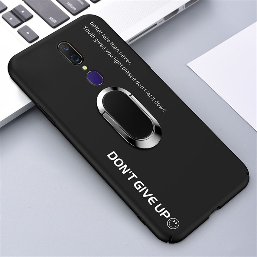 lthmy Ultra-thin Colorful Matte Hard PC Phone Case For Oppo F11/Oppo A9/Oppo A9X Magnetic Stand Cute Frosted Cover