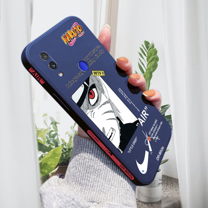 AMORVOR for Redmi Note 7/Note 7 Pro Back Cover Anime Uzumaki Naruto Side design Soft Case Liquid Silicone Phone Cases