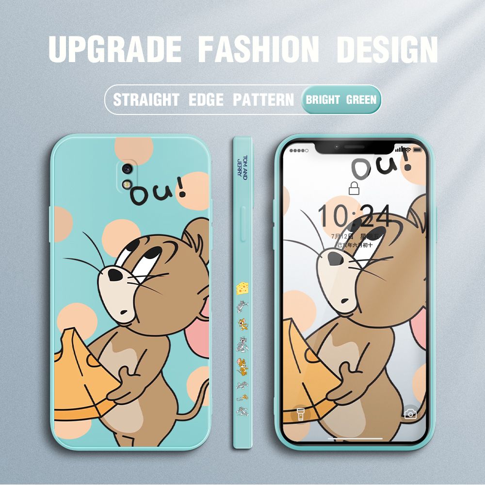 FHKL for Samsung Galaxy J7 Pro Back Cover Jerry Side design Soft Case Multicolor Liquid Silicone Phone Cases