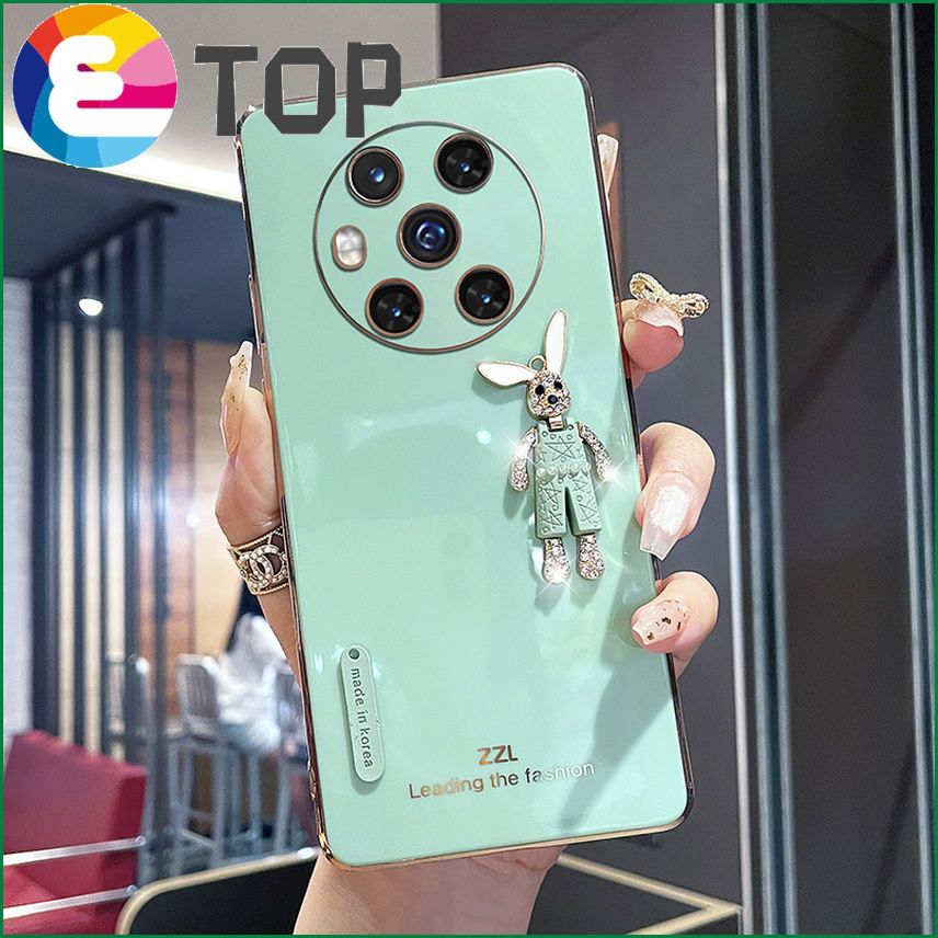Suitable for glory magic3 mobile phone shell female cute magic3pro silicone protective sleeve shell cartoon rabbit tide