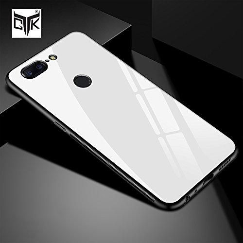 Glass Case For oneplus 5T -White