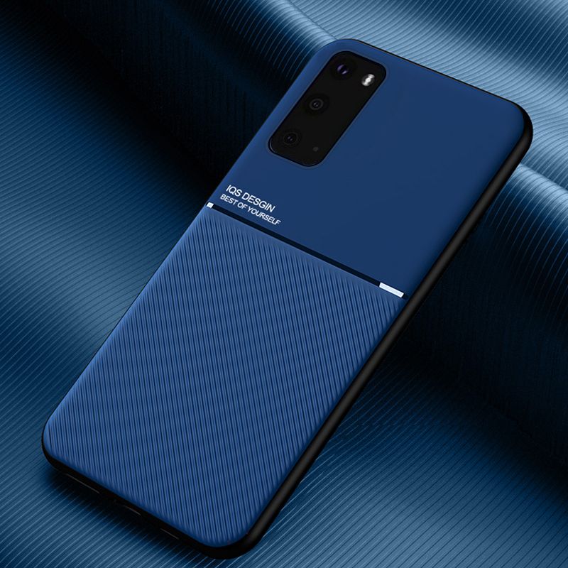 For Samsung Galaxy S20 Case Slim Silicone Softcase Camare Protection Back Cover Texture Casing Compatible with Magnetic Car Holder