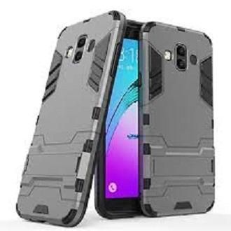 Samsung J7 Due Armor Shockproof Phone Back Cover - Blue