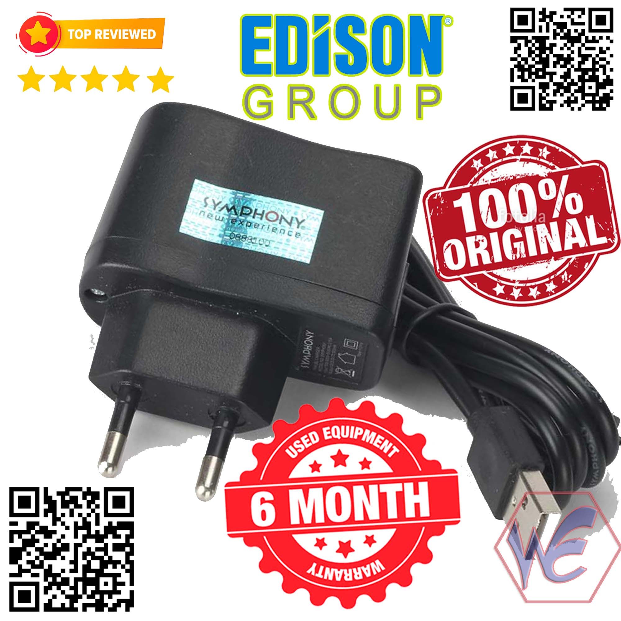 EDiSON USB Charger 750mAh 180Days Warranty