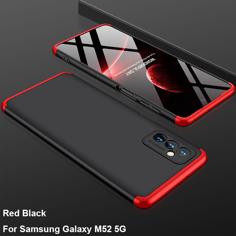 iCaseCover for Samsung Galaxy M52 5G Hard Combo Dual Armor 360 Full Protection Hybrid Case Cover
