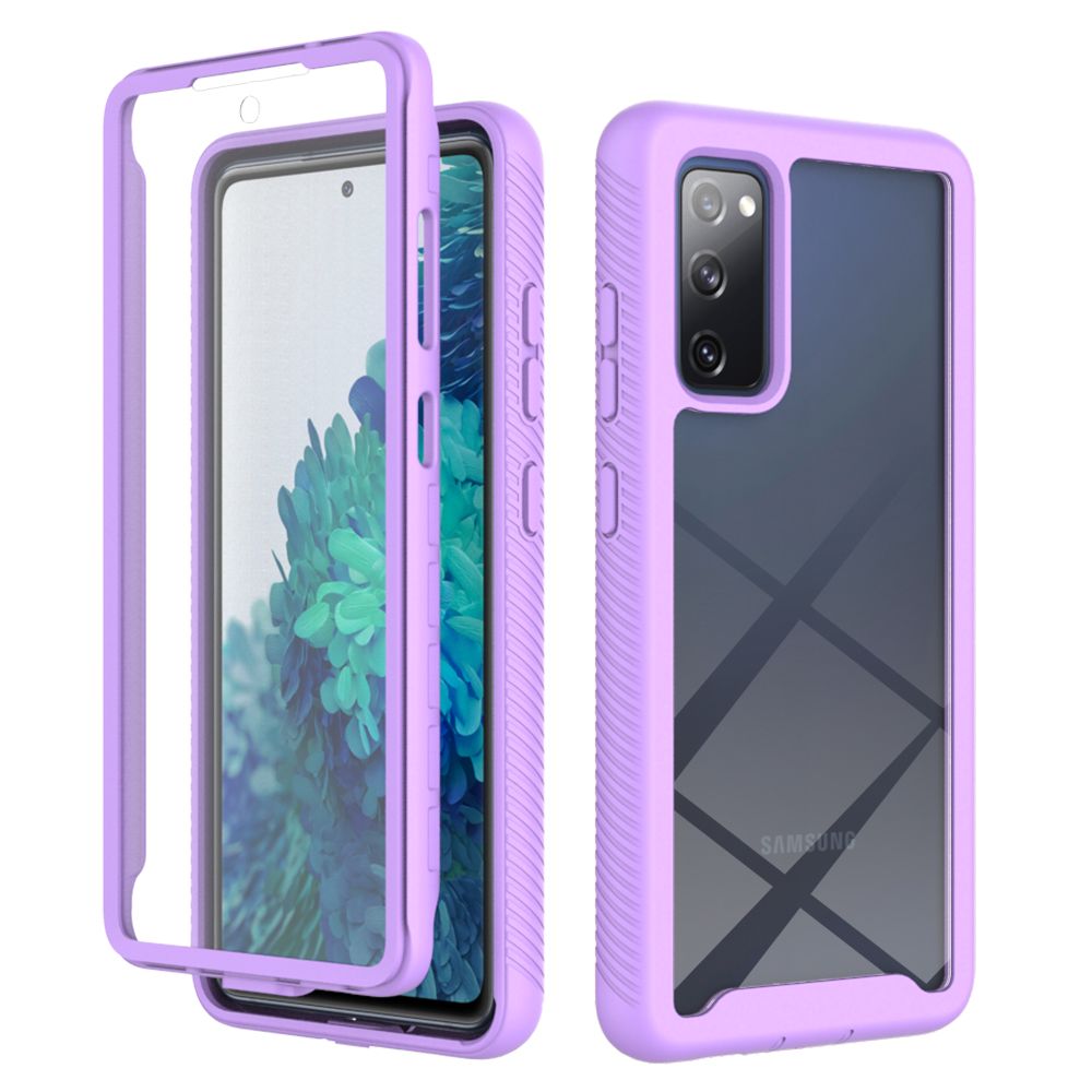 For Samsung Galaxy S20 FE Shockproof Anti-slip Rugged Bumper 360° Full-body Protection Case Cover