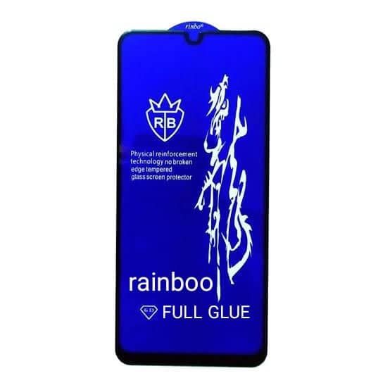 R_edmi 6A Rainboo Glass Premium Screen Protector - Black & Transparent