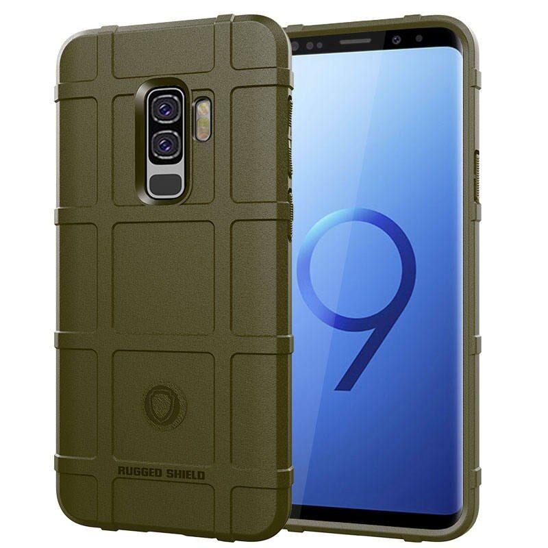 Rugged Shield Airbags Case For Samsung Galaxy S10 5G S9 S8 Note 10 Plus J4 J6 Shockproof Soft Silicone Full Cover For A7 A9