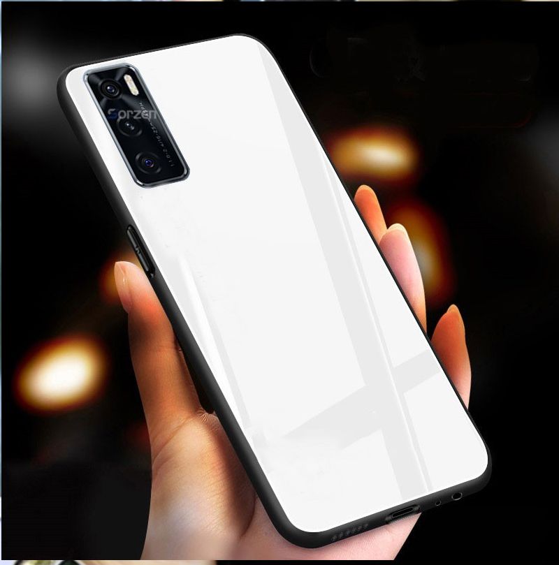 Vivo V20 Se Hong Kong Design Scratchproof Tempered Glass Cover Case - Phone Back Cover