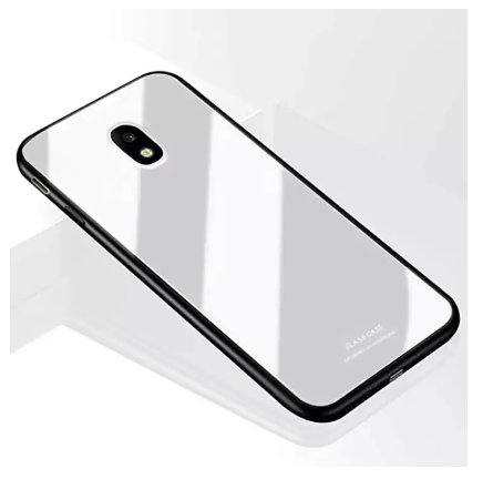For Samsung Galaxy J7 Pro Case (HONG KONG DESIGN) Luxury Tempered Glass Soft Silicone & Hard Back Cover