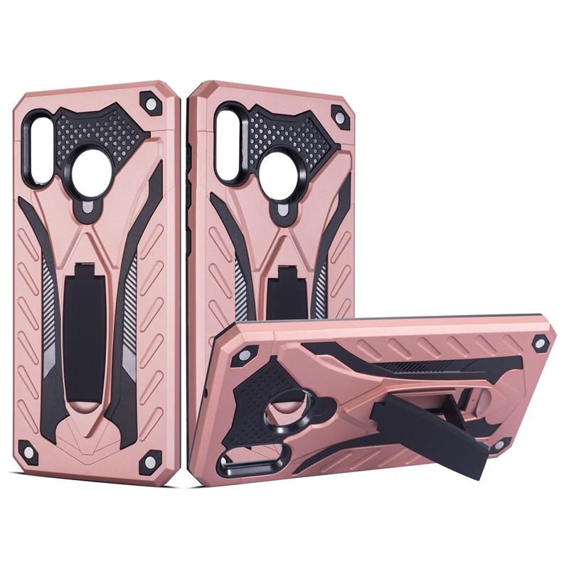 Armor Case For Samsung Galaxy A30 / Samsung Galaxy A20 Shockproof Anti-Fall Silicon Case Kickstand TPU Cover Shell
