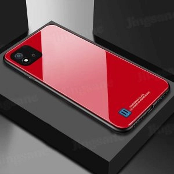 Full Protection Tempered Glass Back Cover For Realme C20 / C20A - Phone Back Cover