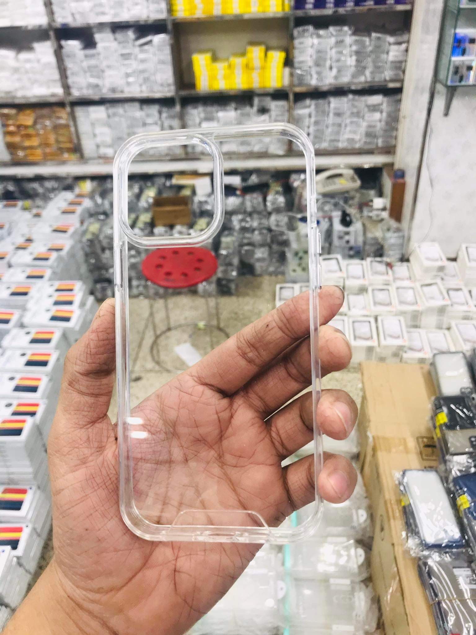 For iPhone 13 Pro Max Transparent Clear PC TPU Protection Case Phone Space Case Mobile