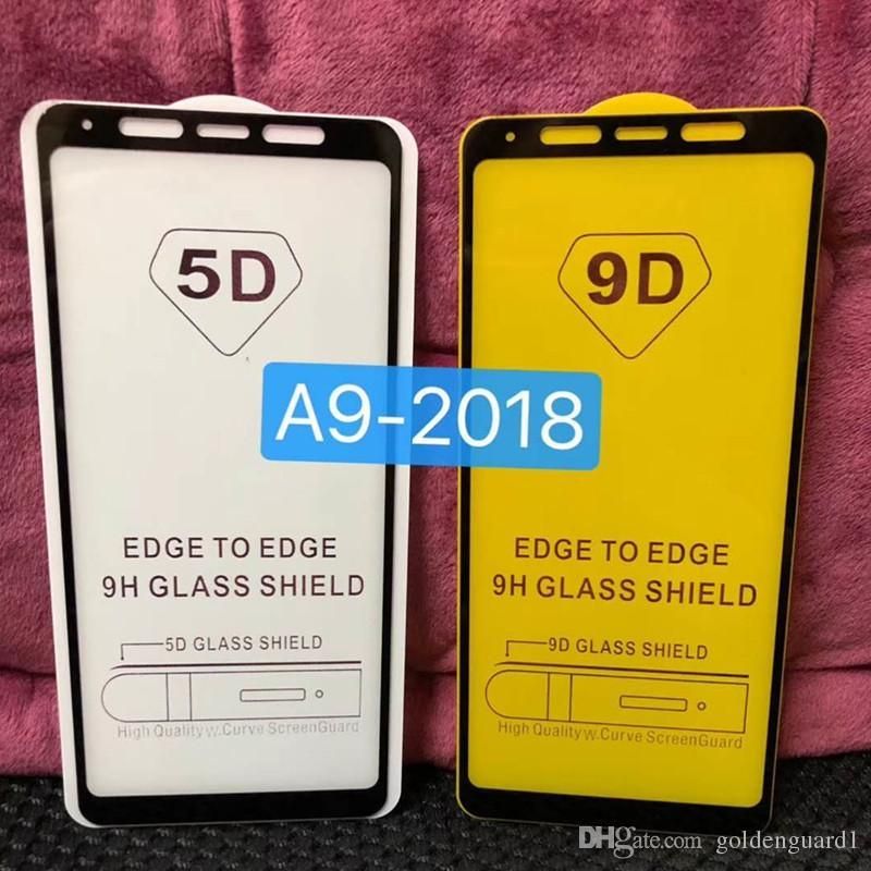 Samsung Galaxy A9 (2018) - 5D Tempered Glass Screen Protector - Transparent...