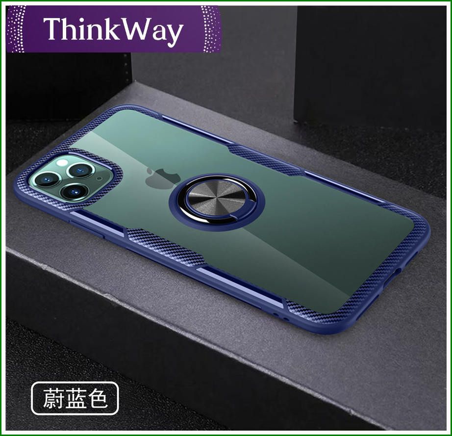 Ring Case Clear Magnetic Shockproof Back Protector Case Cover  For iphone 11pro & iphone11pro MAX