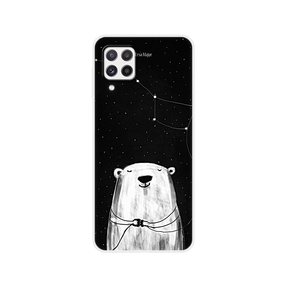 For Samsung A22 Case Phone Back Cover For Samsung Galaxy A22 5G 4G GalaxyA22 A 22 Bumper Soft Tpu Silicon Case Funda Etui Bag