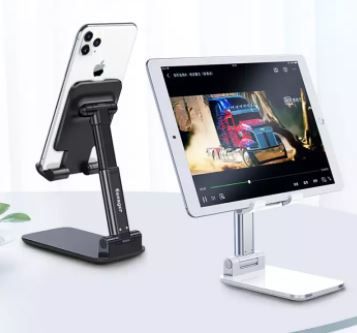 Desk Mobile Phone Holder Stand For iPhone iPad Android Adjustable Desktop Tablet Holder Universal Table Cell Phone Stand