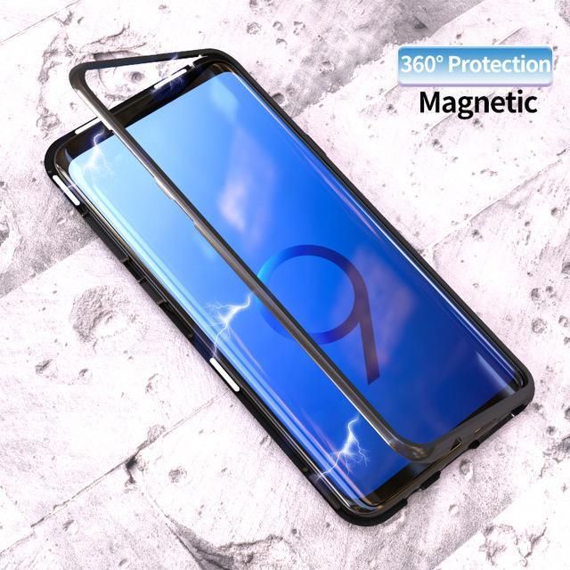 Samsung note 8 360 Magnetic Metal Tempered Glass Cover