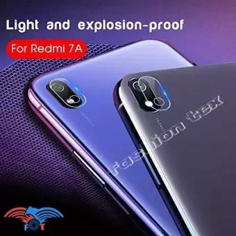 For Xiaomi Redmi 7A [No poly] Glass Camera Lens Protector Tempered Glass