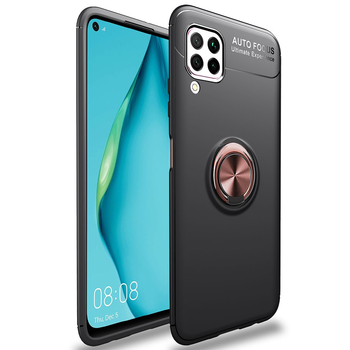 Shockproof Case For Huawei P40 Lite Phone Case Ring Stand Phone Back Cover