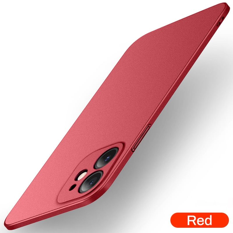 Luxury Matte Shockproof Hard PC Case For iPhone 13 12 11 Pro MAX Mini X XR XS 8 7 Plus SE 2020 Simple Ultra Thin Back Cover Capa