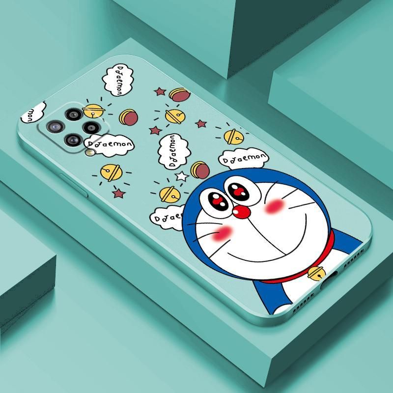 Cartoon Liquid Silicone Case For Samsung Galaxy A42 5G ​Thin Soft Protective Back Cover Case